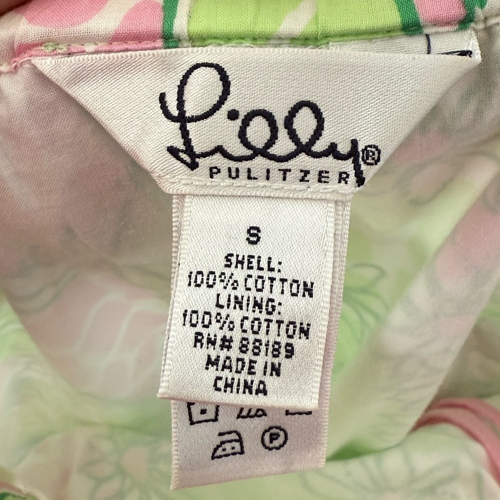 Lilly Pulitzer Vintage White Tag Slip Lined Long Ruffle Skirt Giraffes Women's S - Picture 2 of 6